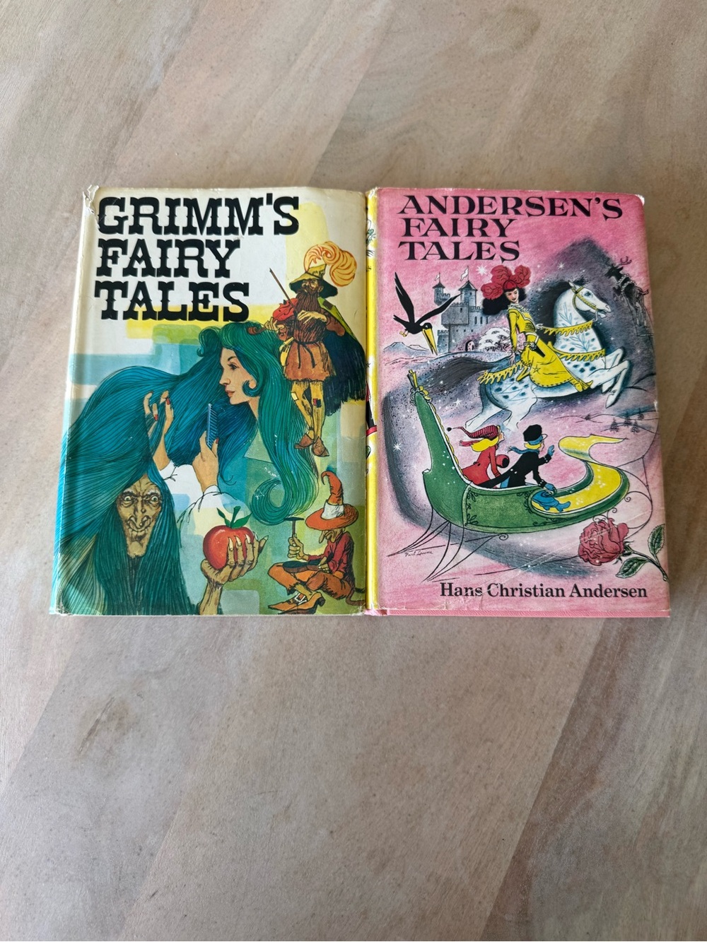 Classic Fairy Tale Storybook Set - Yellow & Pink Covers